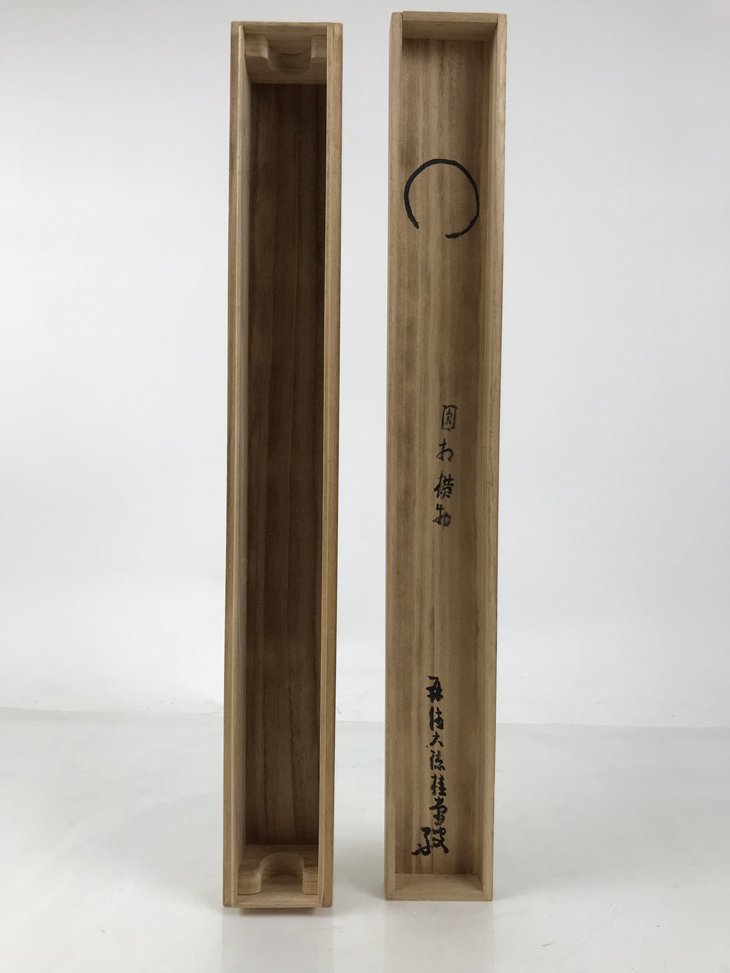 Japanese Wooden Hanging Scroll Box Vtg Kakejiku Hako Inside Length 60 ...