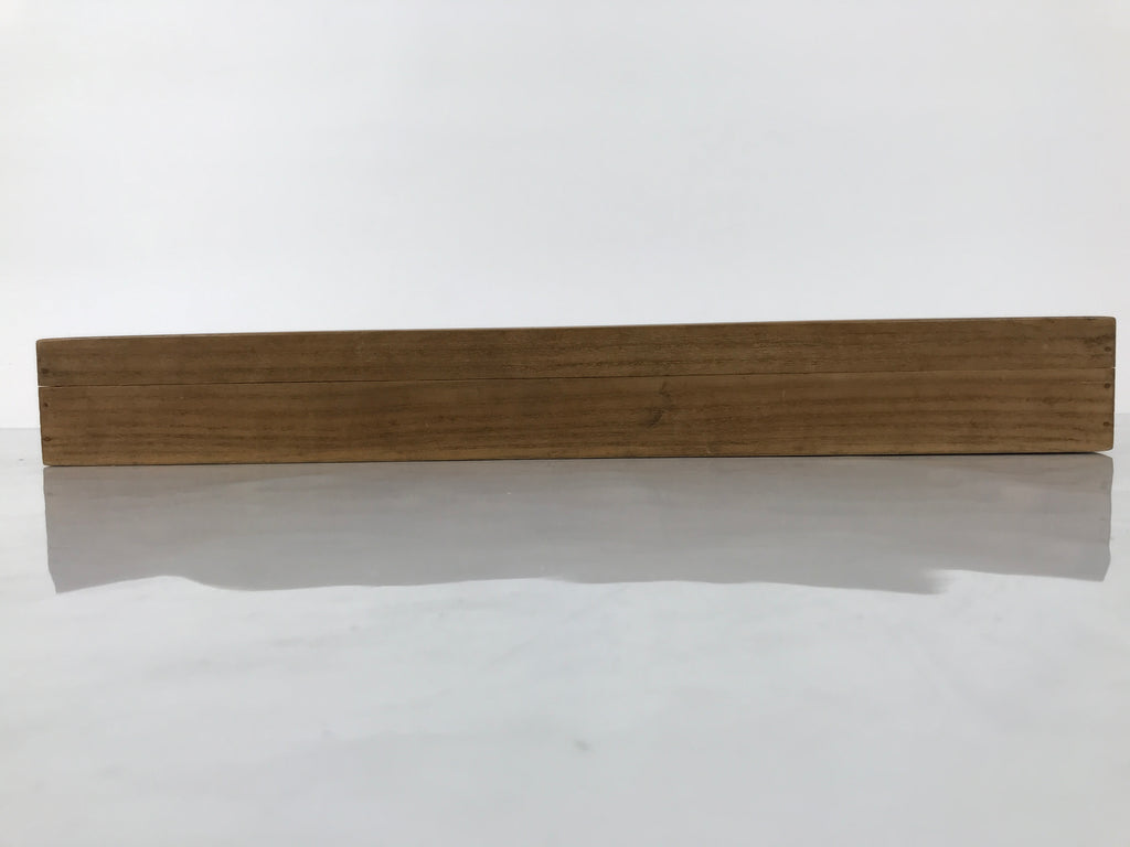 Japanese Wooden Hanging Scroll Box Vtg Kakejiku Hako Inside Length 60.7cm SB326