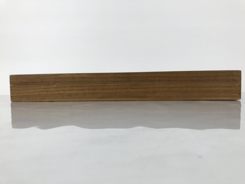 Japanese Wooden Hanging Scroll Box Vtg Kakejiku Hako Inside Length 60.7cm SB326