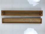Japanese Wooden Hanging Scroll Box Vtg Kakejiku Hako Inside Length 60.7cm SB326