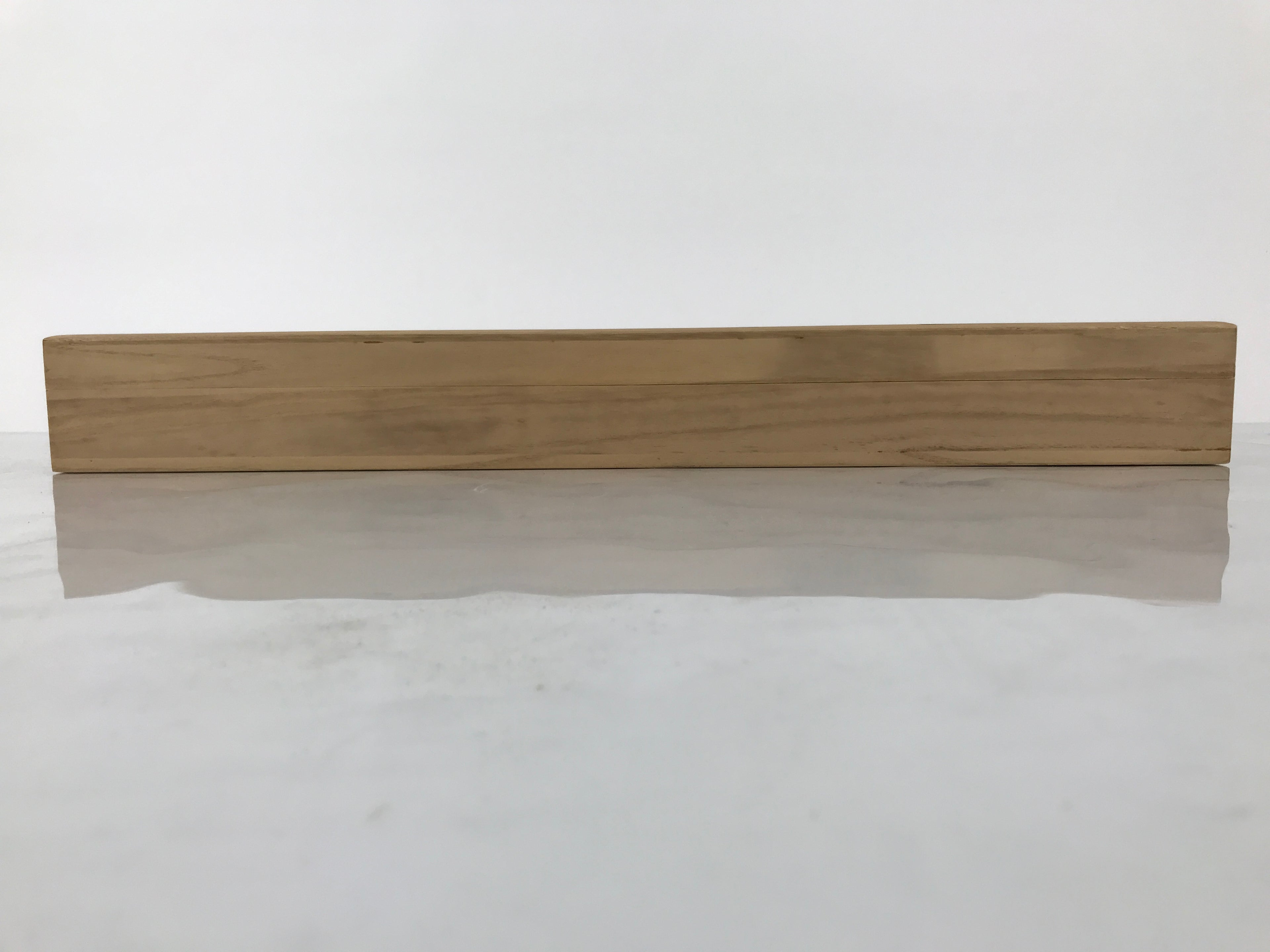 Japanese Wooden Hanging Scroll Box Vtg Kakejiku Hako Inside Length 60.7cm SB334