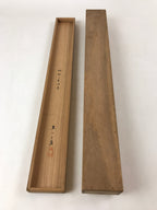 Japanese Wooden Hanging Scroll Box Vtg Kakejiku Hako Inside Length 60.8cm SB266