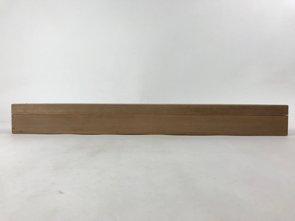 Japanese Wooden Hanging Scroll Box Vtg Kakejiku Hako Inside Length 60.8cm SB266