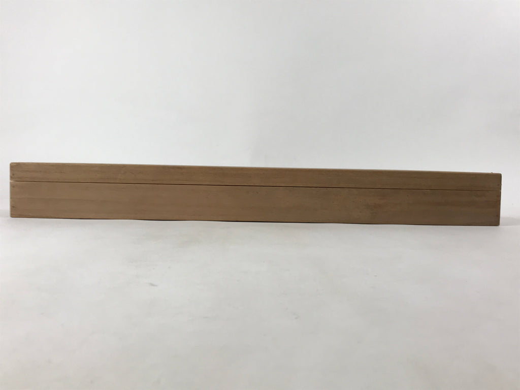 Japanese Wooden Hanging Scroll Box Vtg Kakejiku Hako Inside Length 60.8cm SB266