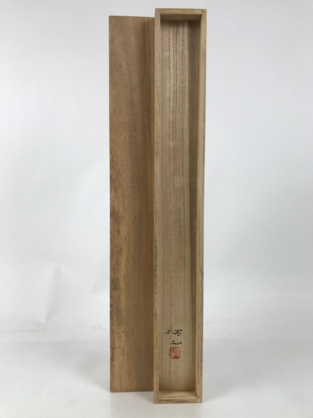 Japanese Wooden Hanging Scroll Box Vtg Kakejiku Hako Inside Length 60.8cm SB297