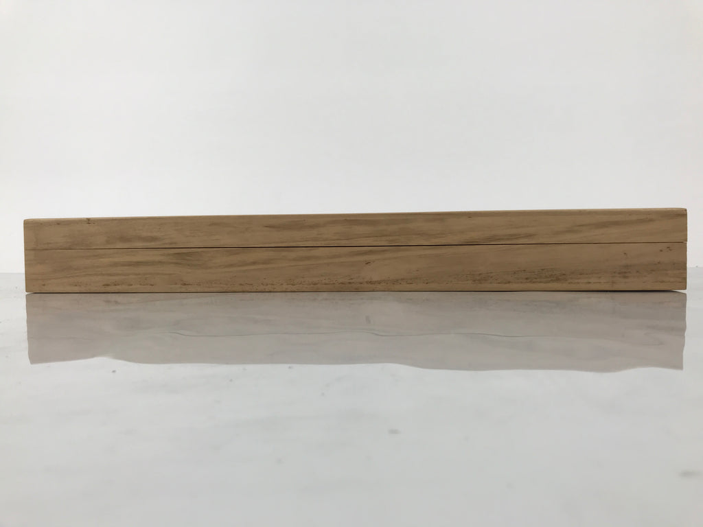 Japanese Wooden Hanging Scroll Box Vtg Kakejiku Hako Inside Length 60.8cm SB330