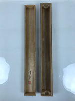 Japanese Wooden Hanging Scroll Box Vtg Kakejiku Hako Inside Length 60.8cm SB337