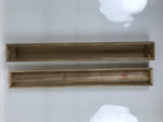 Japanese Wooden Hanging Scroll Box Vtg Kakejiku Hako Inside Length 60.9cm SB336