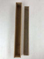 Japanese Wooden Hanging Scroll Box Vtg Kakejiku Hako Inside Length 60cm SB280