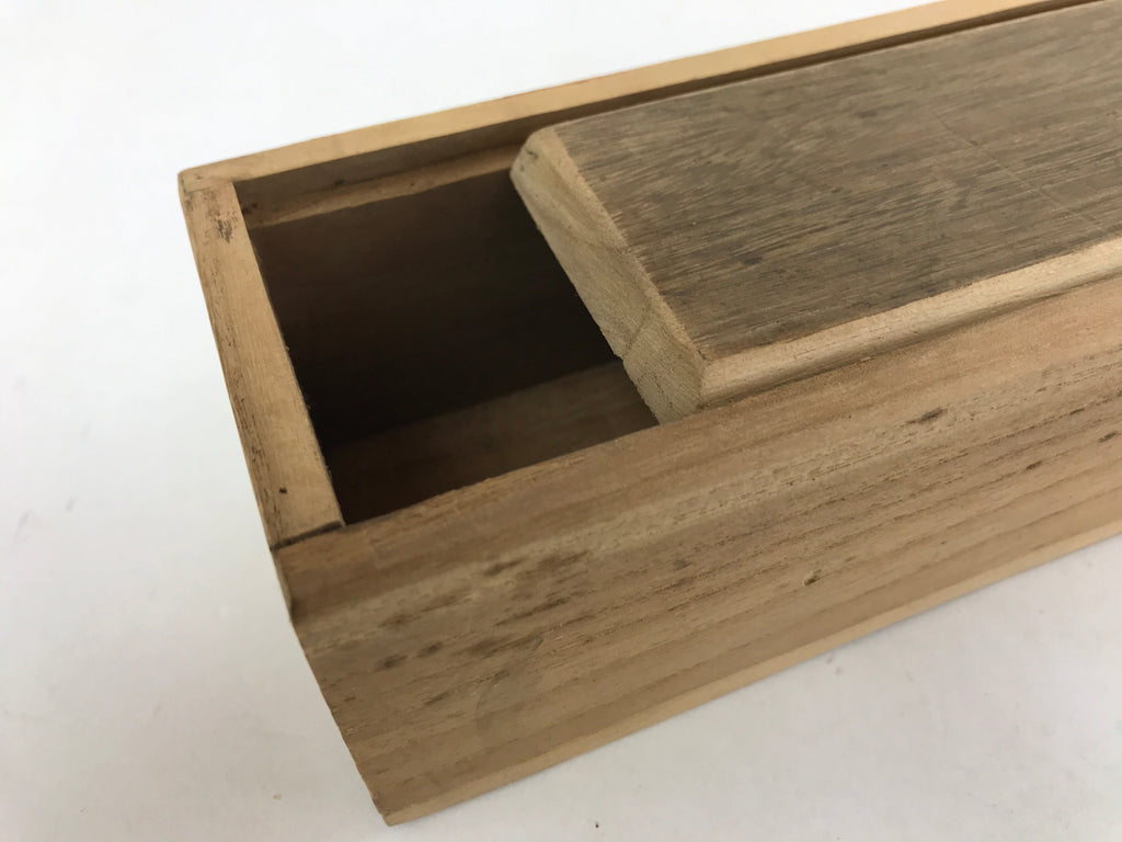 Japanese Wooden Hanging Scroll Box Vtg Kakejiku Hako Inside Length 60cm SB280