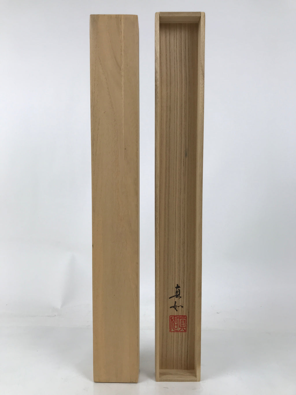Japanese Wooden Hanging Scroll Box Vtg Kakejiku Hako Inside Length 61.1cm SB298