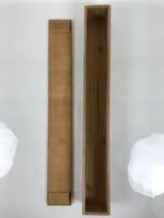 Japanese Wooden Hanging Scroll Box Vtg Kakejiku Hako Inside Length 61.2cm SB322