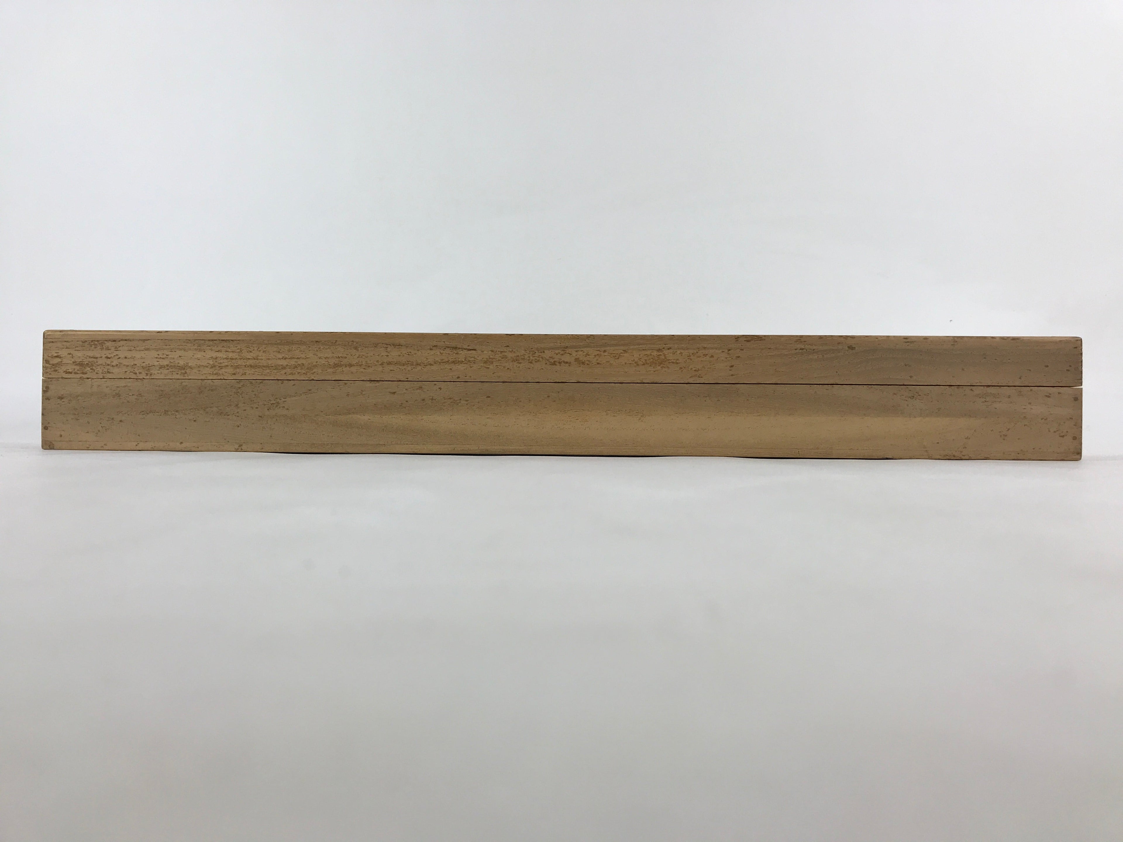 Japanese Wooden Hanging Scroll Box Vtg Kakejiku Hako Inside Length 62.2cm SB216