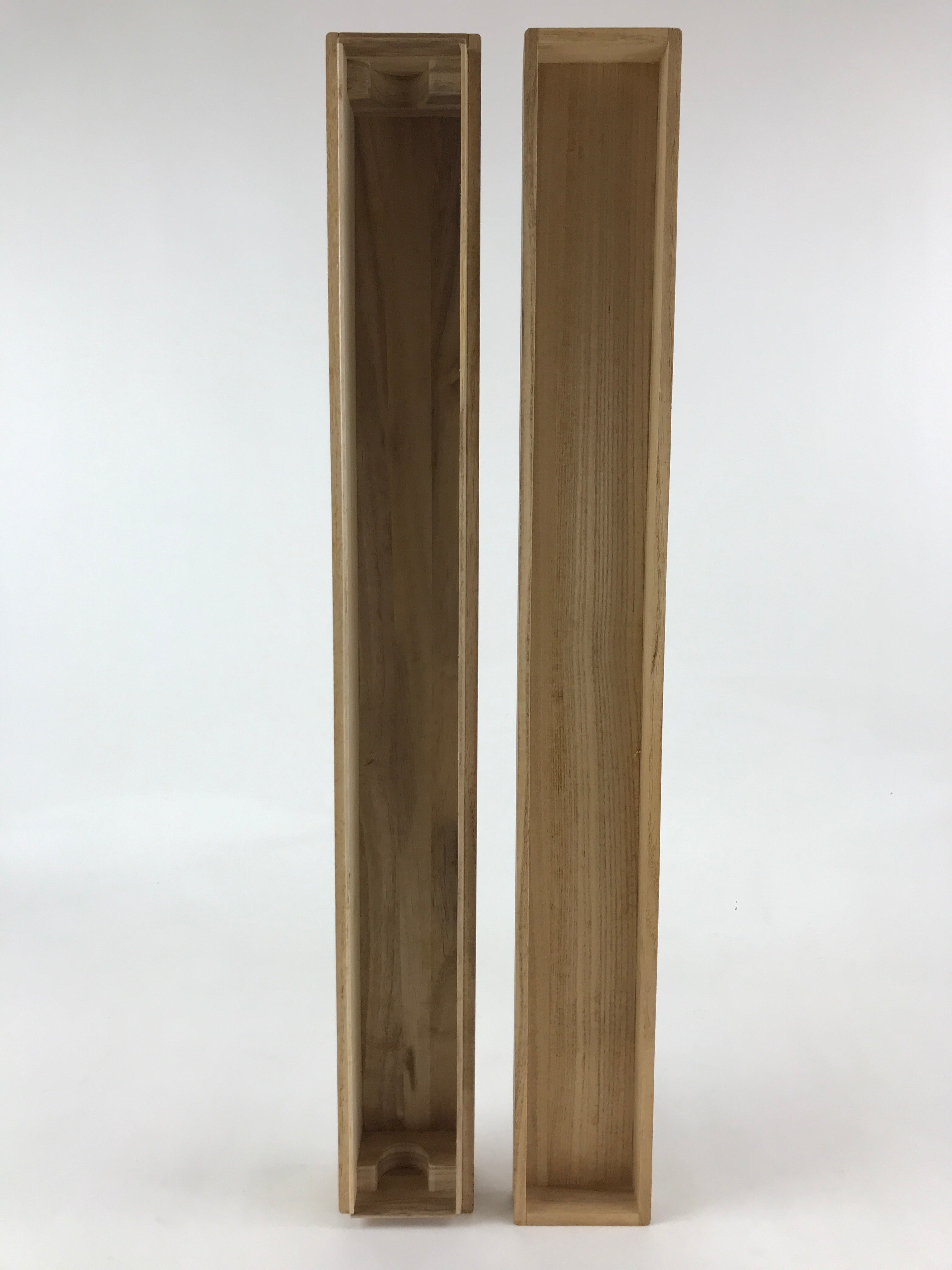 Japanese Wooden Hanging Scroll Box Vtg Kakejiku Hako Inside Length 62.2cm SB216