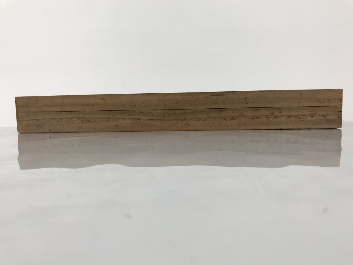 Japanese Wooden Hanging Scroll Box Vtg Kakejiku Hako Inside Length 62.3cm SB328
