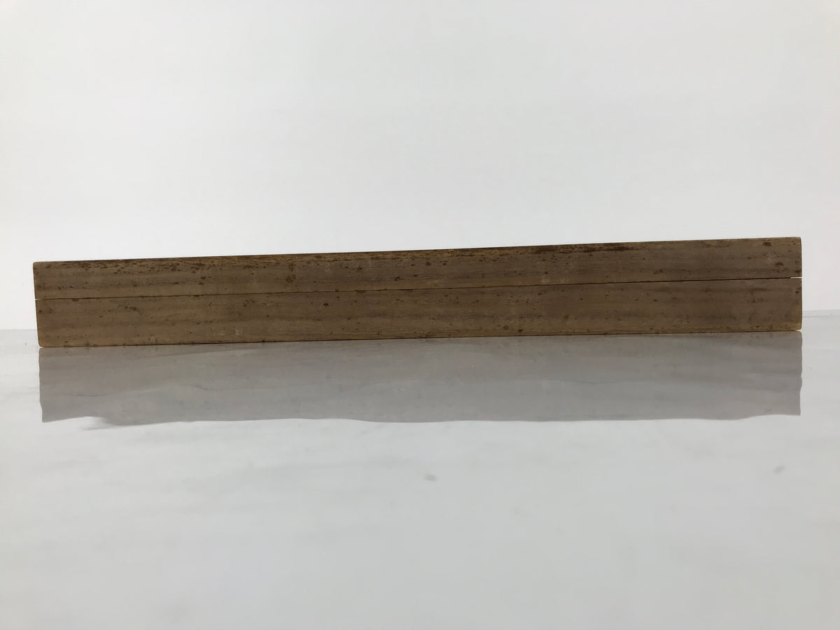 Japanese Wooden Hanging Scroll Box Vtg Kakejiku Hako Inside Length 62.3cm SB328