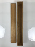 Japanese Wooden Hanging Scroll Box Vtg Kakejiku Hako Inside Length 62.5cm SB321
