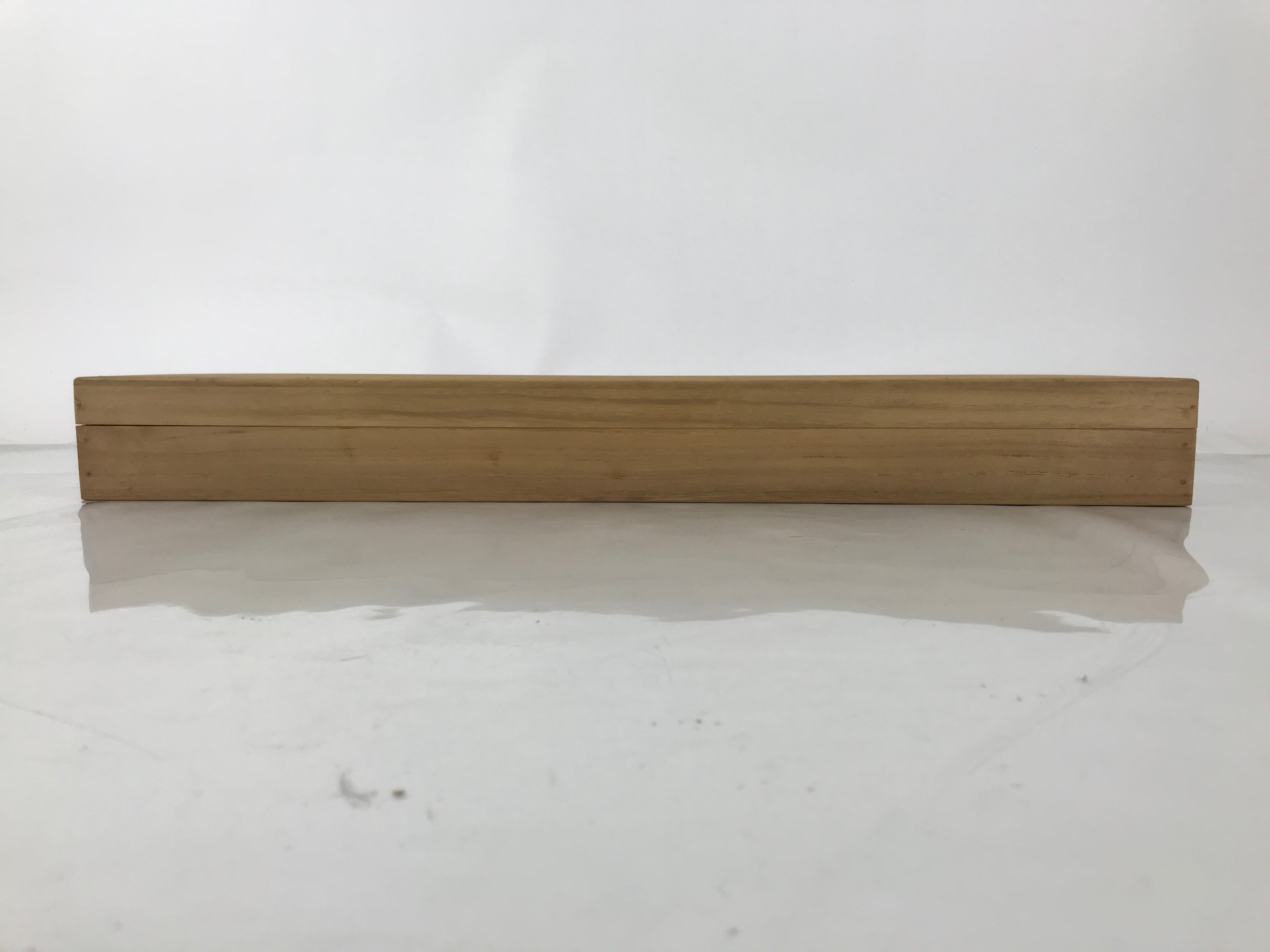 Japanese Wooden Hanging Scroll Box Vtg Kakejiku Hako Inside Length 62cm SB307