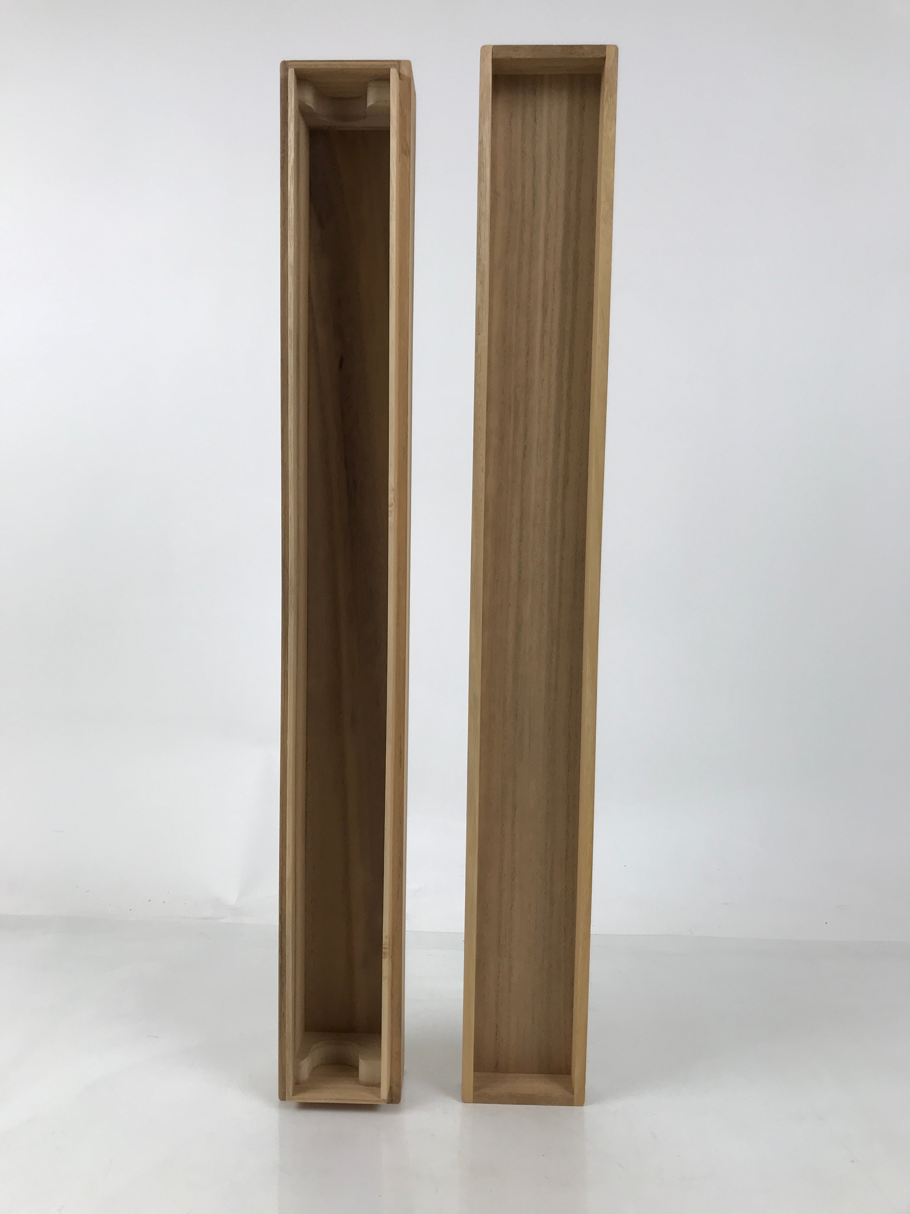 Japanese Wooden Hanging Scroll Box Vtg Kakejiku Hako Inside Length 62cm SB307