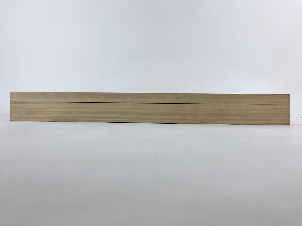 Japanese Wooden Hanging Scroll Box Vtg Kakejiku Hako Inside Length 63.7cm SB214