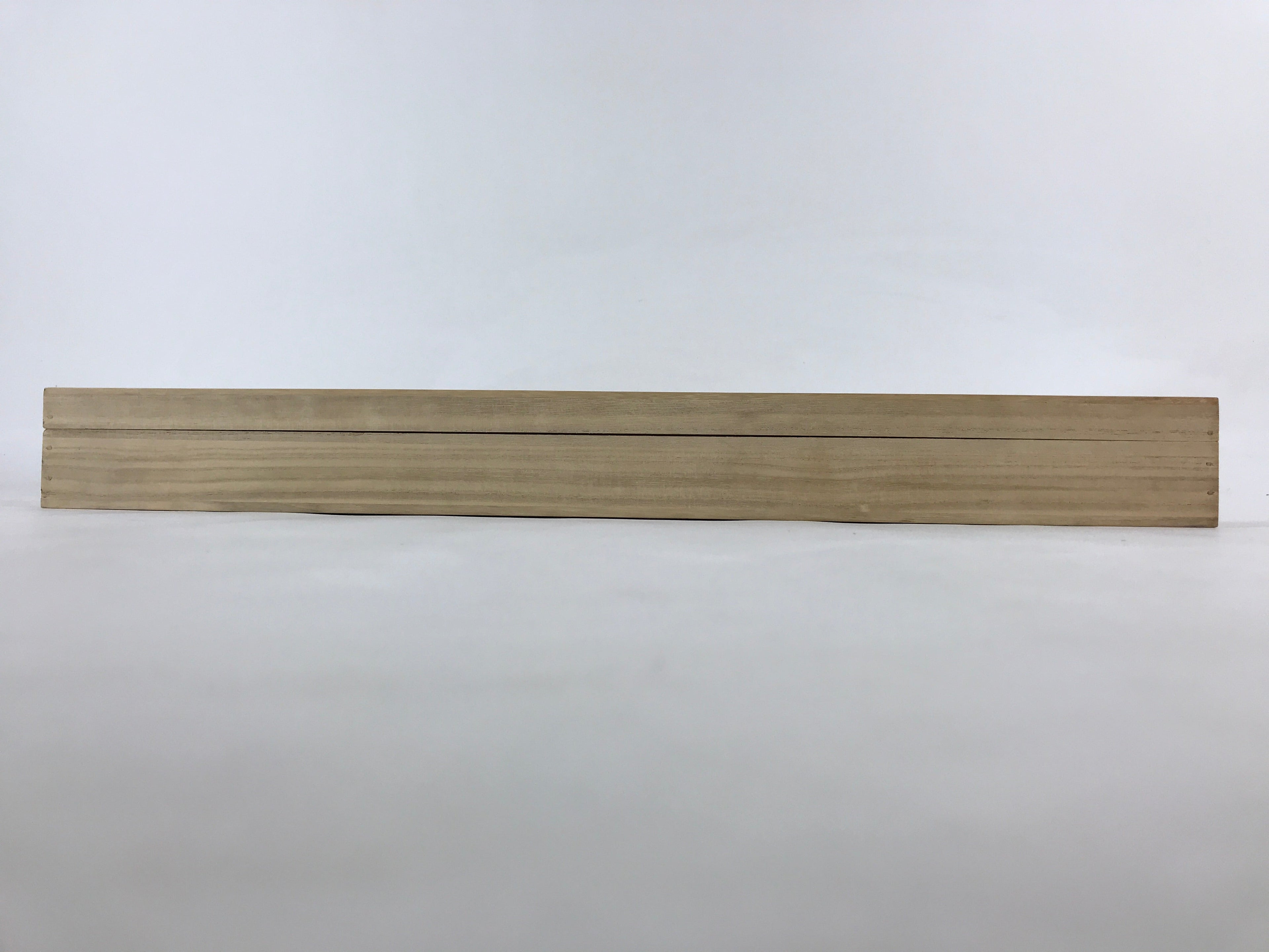 Japanese Wooden Hanging Scroll Box Vtg Kakejiku Hako Inside Length 63.7cm SB214
