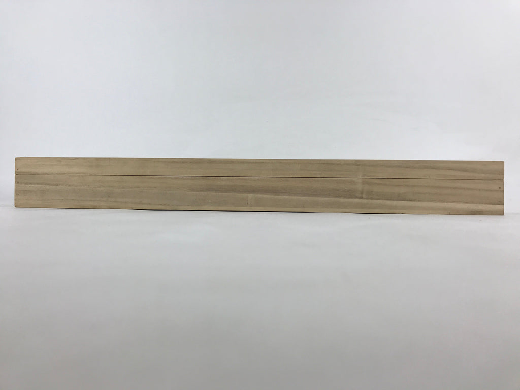 Japanese Wooden Hanging Scroll Box Vtg Kakejiku Hako Inside Length 63.7cm SB214
