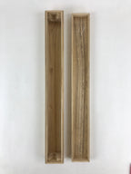 Japanese Wooden Hanging Scroll Box Vtg Kakejiku Hako Inside Length 63.7cm SB214