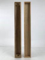 Japanese Wooden Hanging Scroll Box Vtg Kakejiku Hako Inside Length 66.7cm SB314