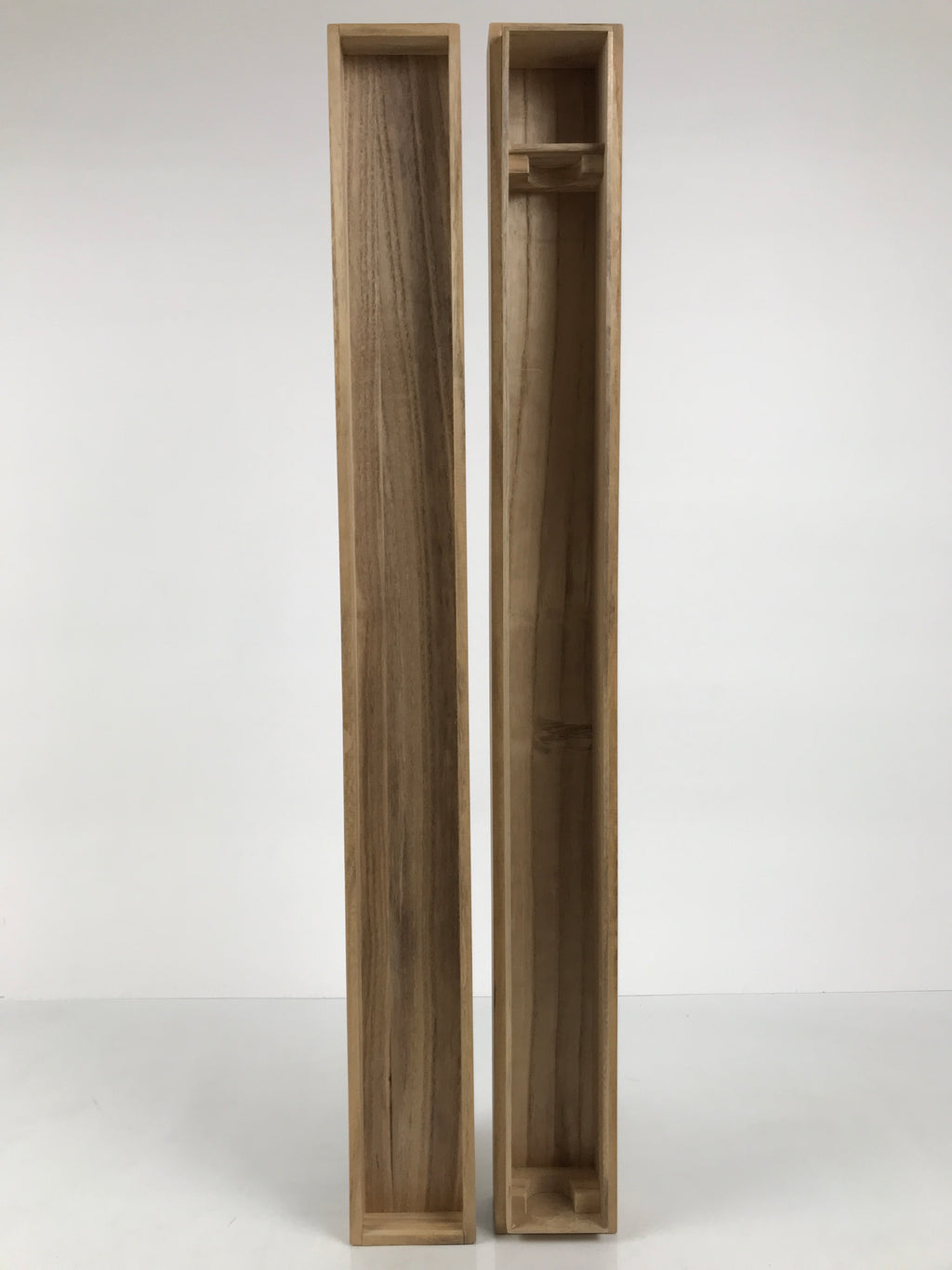 Japanese Wooden Hanging Scroll Box Vtg Kakejiku Hako Inside Length 68.2cm SB355