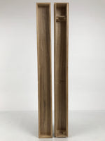 Japanese Wooden Hanging Scroll Box Vtg Kakejiku Hako Inside Length 68.2cm SB355