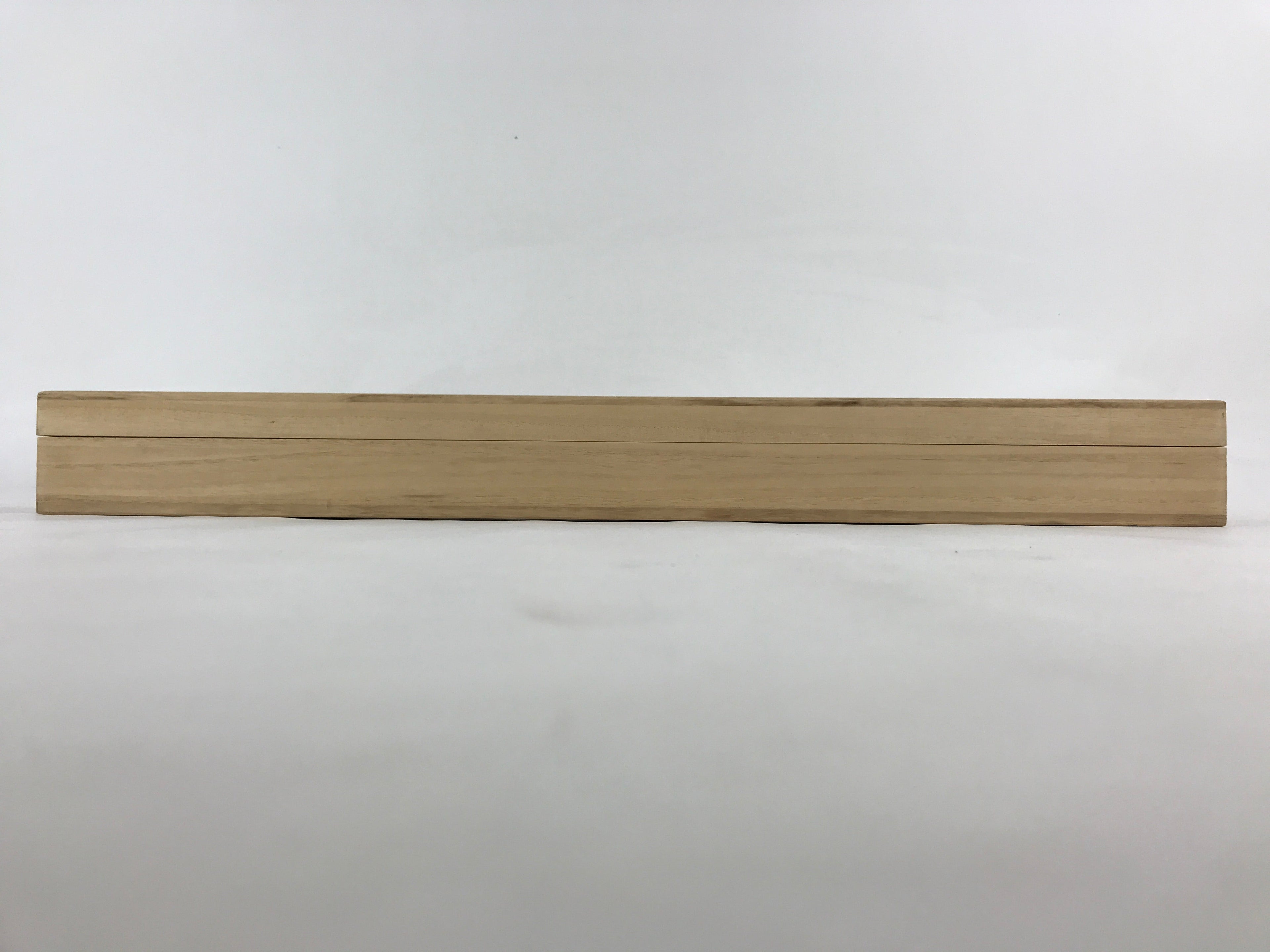 Japanese Wooden Hanging Scroll Box Vtg Kakejiku Hako Inside Length 68cm SB211