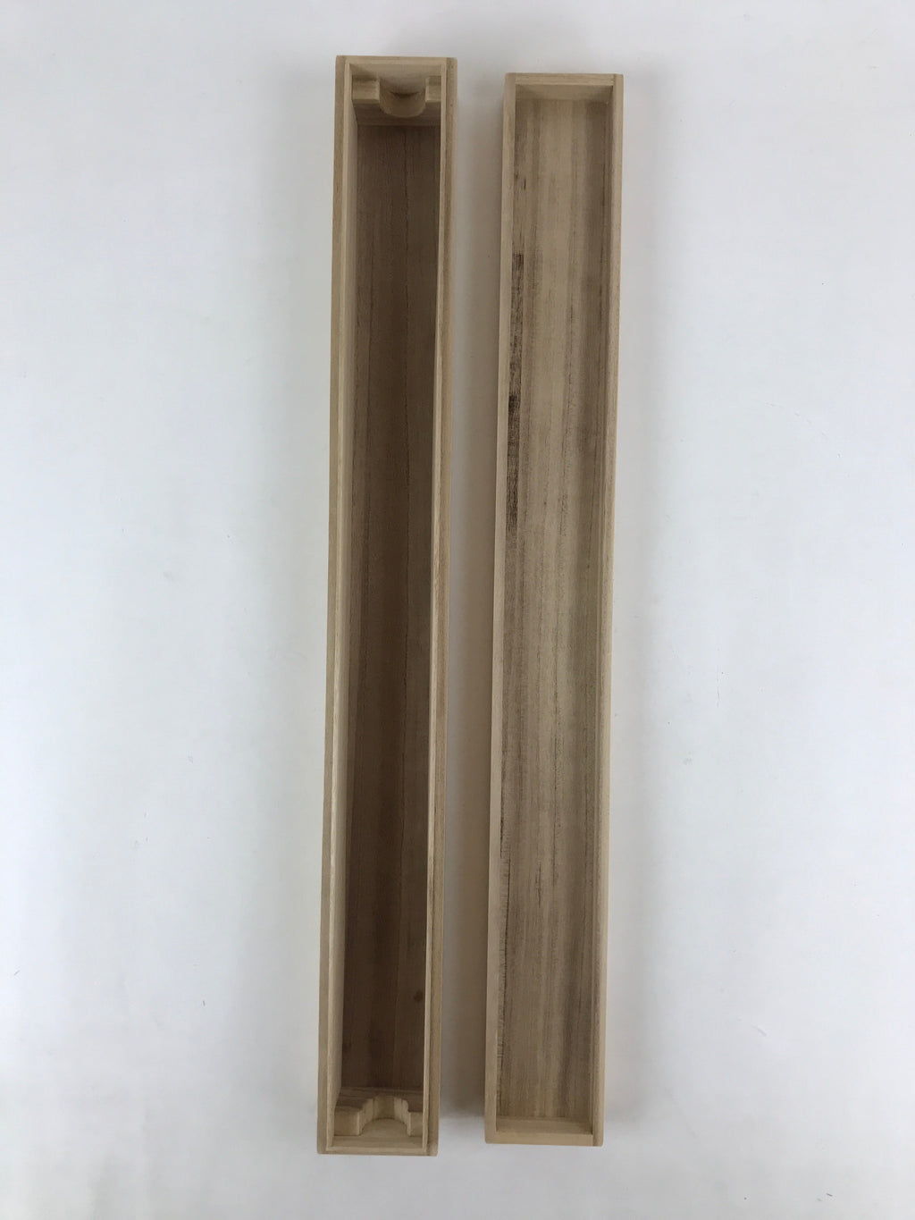Japanese Wooden Hanging Scroll Box Vtg Kakejiku Hako Inside Length 68cm SB211