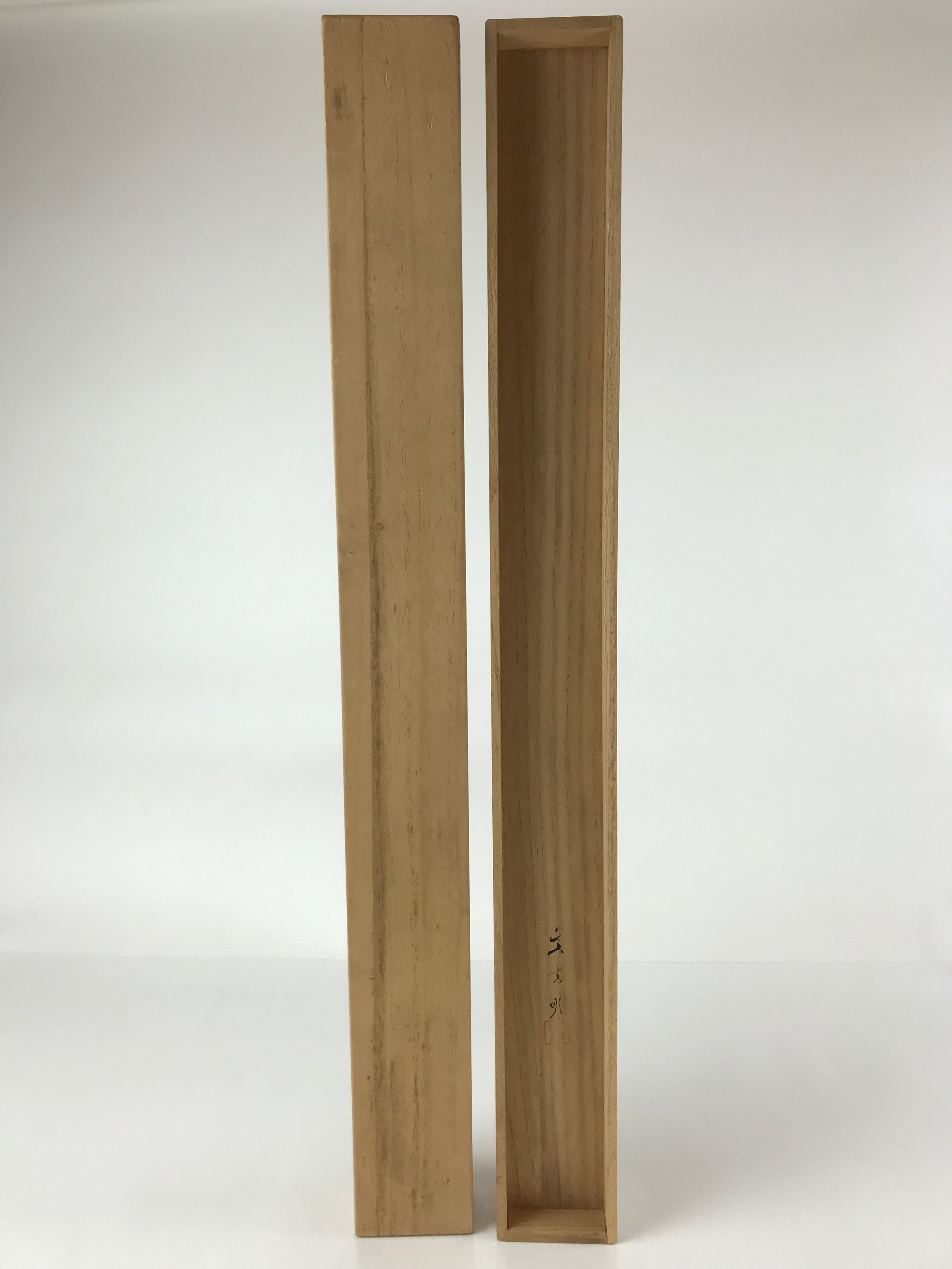 Japanese Wooden Hanging Scroll Box Vtg Kakejiku Hako Inside Length 72.5cm SB289