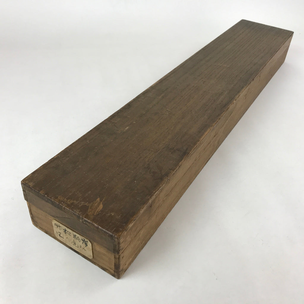 Japanese Wooden Hanging Scroll Box Vtg Kakejiku Hako Inside Length 72cm SB281