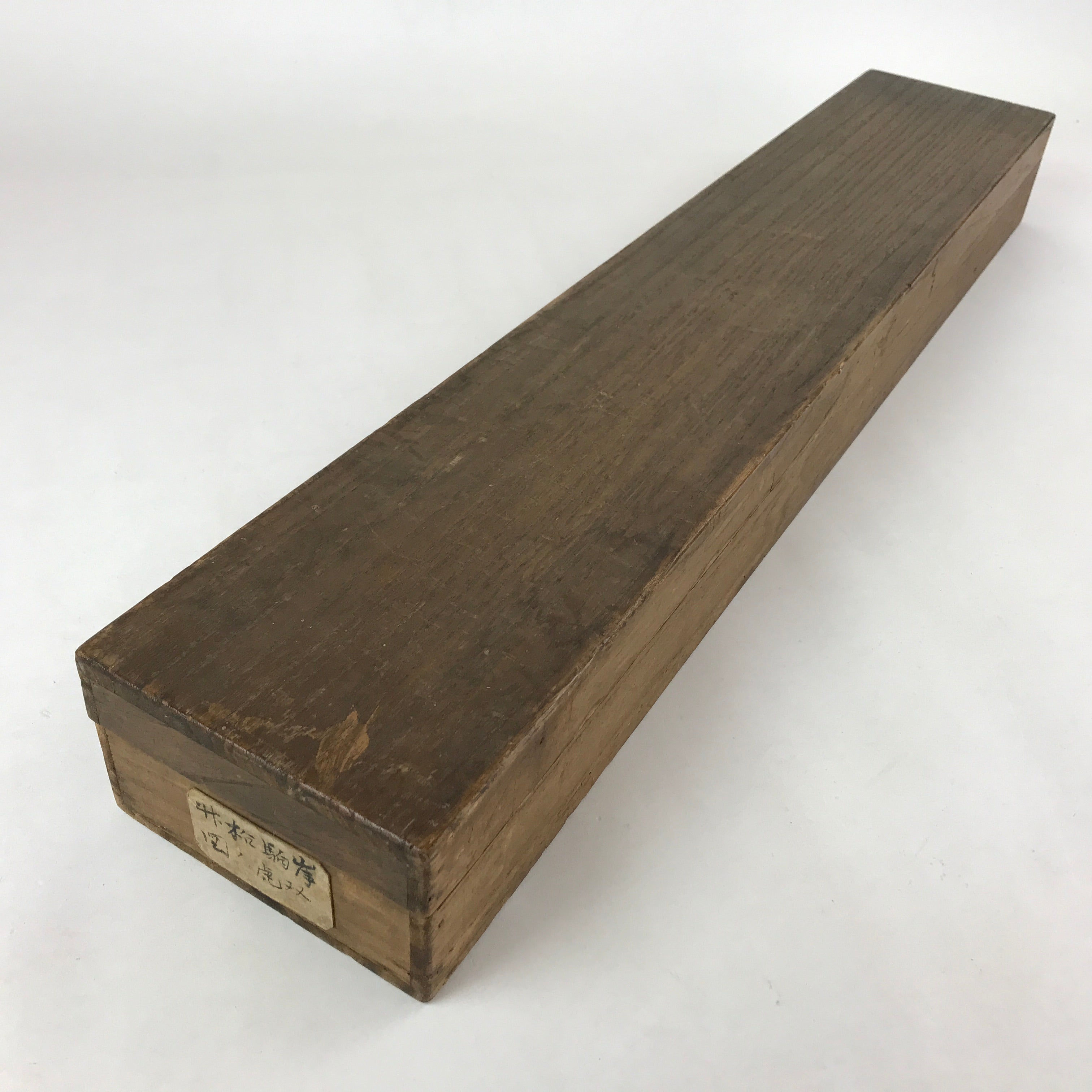 Japanese Wooden Hanging Scroll Box Vtg Kakejiku Hako Inside Length 72cm SB281