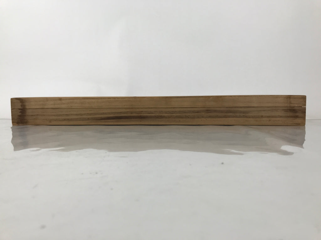 Japanese Wooden Hanging Scroll Box Vtg Kakejiku Hako Inside Length 72cm SB315