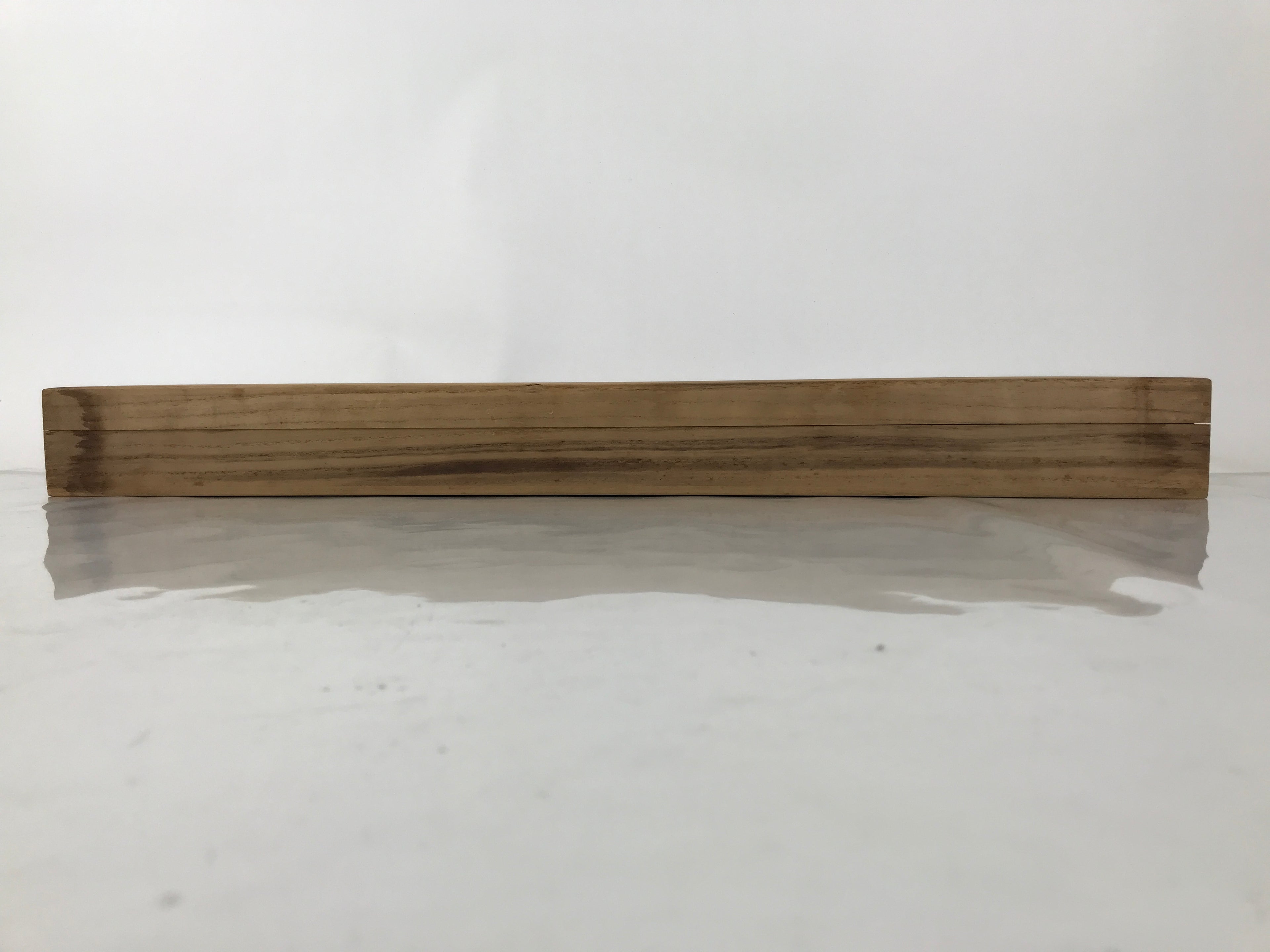 Japanese Wooden Hanging Scroll Box Vtg Kakejiku Hako Inside Length 72cm SB315