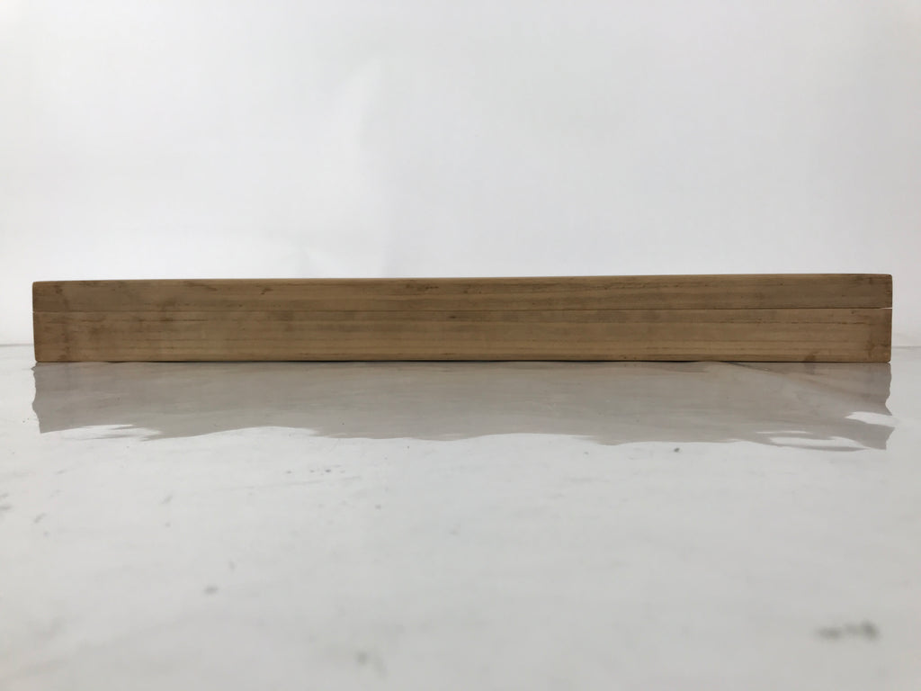 Japanese Wooden Hanging Scroll Box Vtg Kakejiku Hako Inside Length 72cm SB315