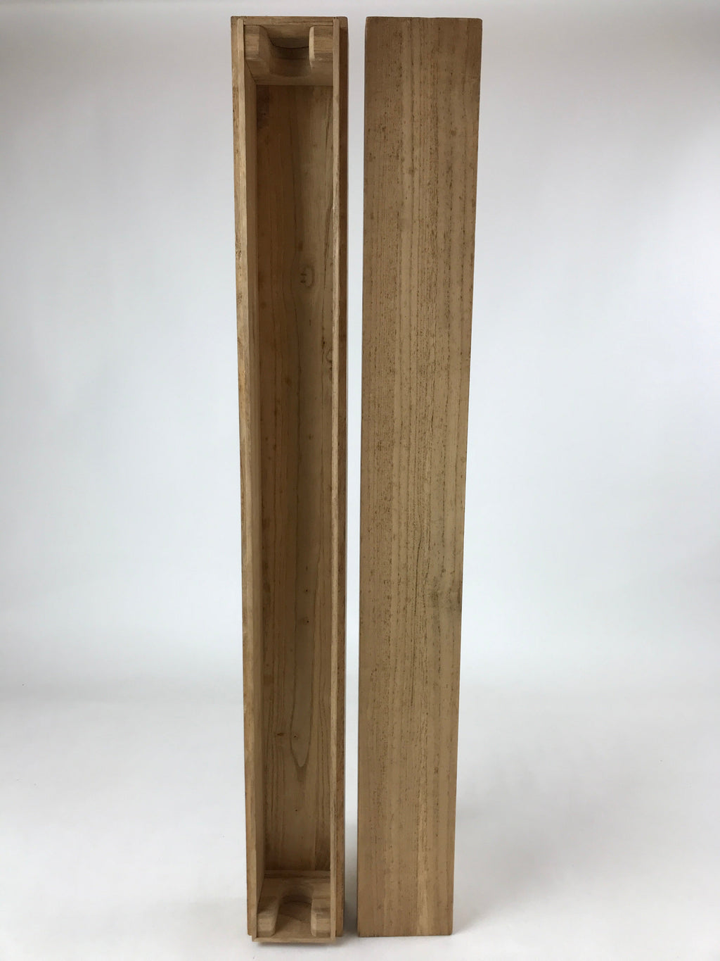 Japanese Wooden Hanging Scroll Box Vtg Kakejiku Hako Inside Length 73.7cm SB273
