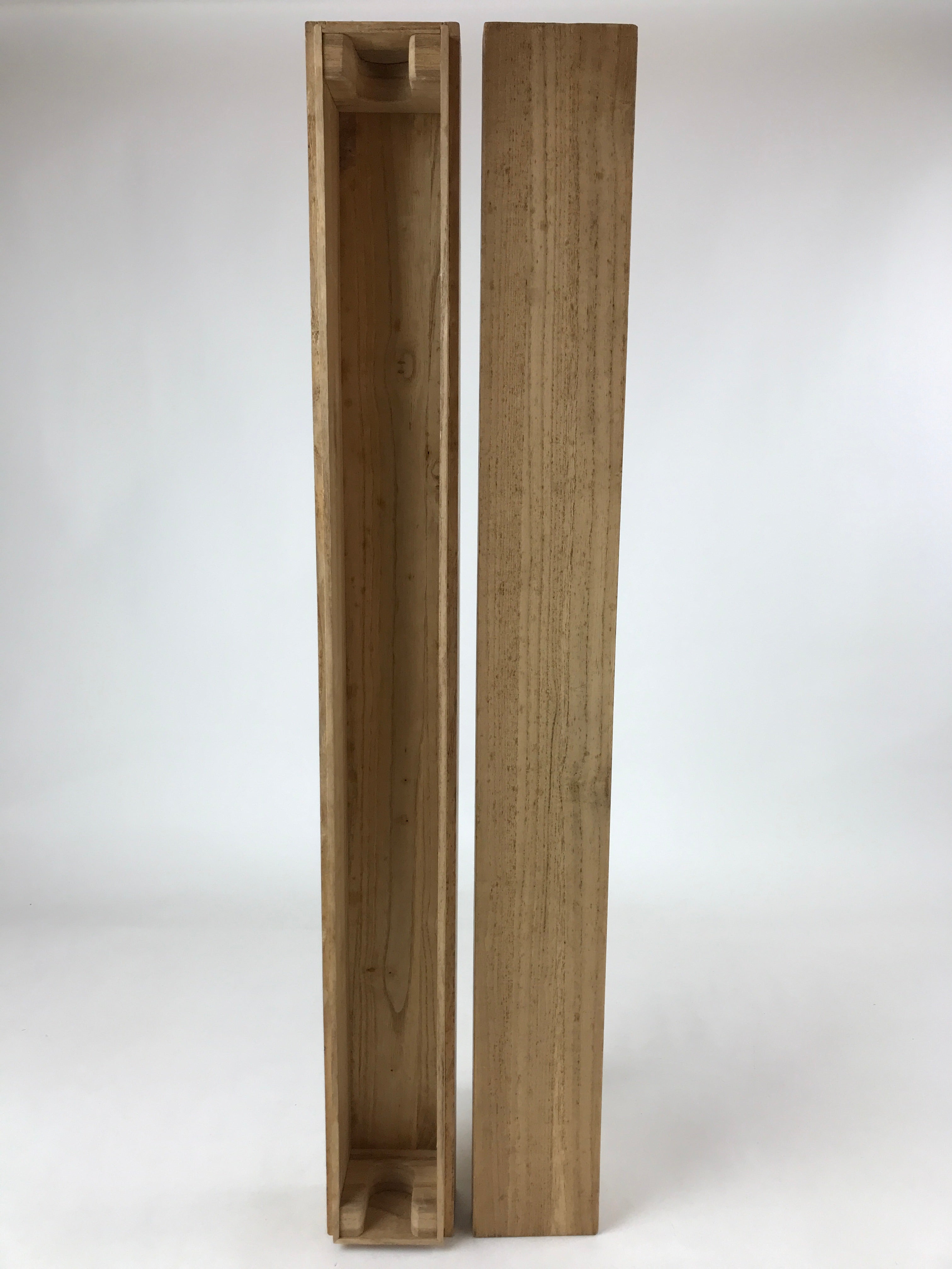 Japanese Wooden Hanging Scroll Box Vtg Kakejiku Hako Inside Length 73.7cm SB273