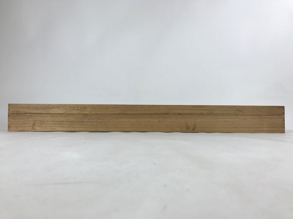Japanese Wooden Hanging Scroll Box Vtg Kakejiku Hako Inside Length 73.7cm SB273