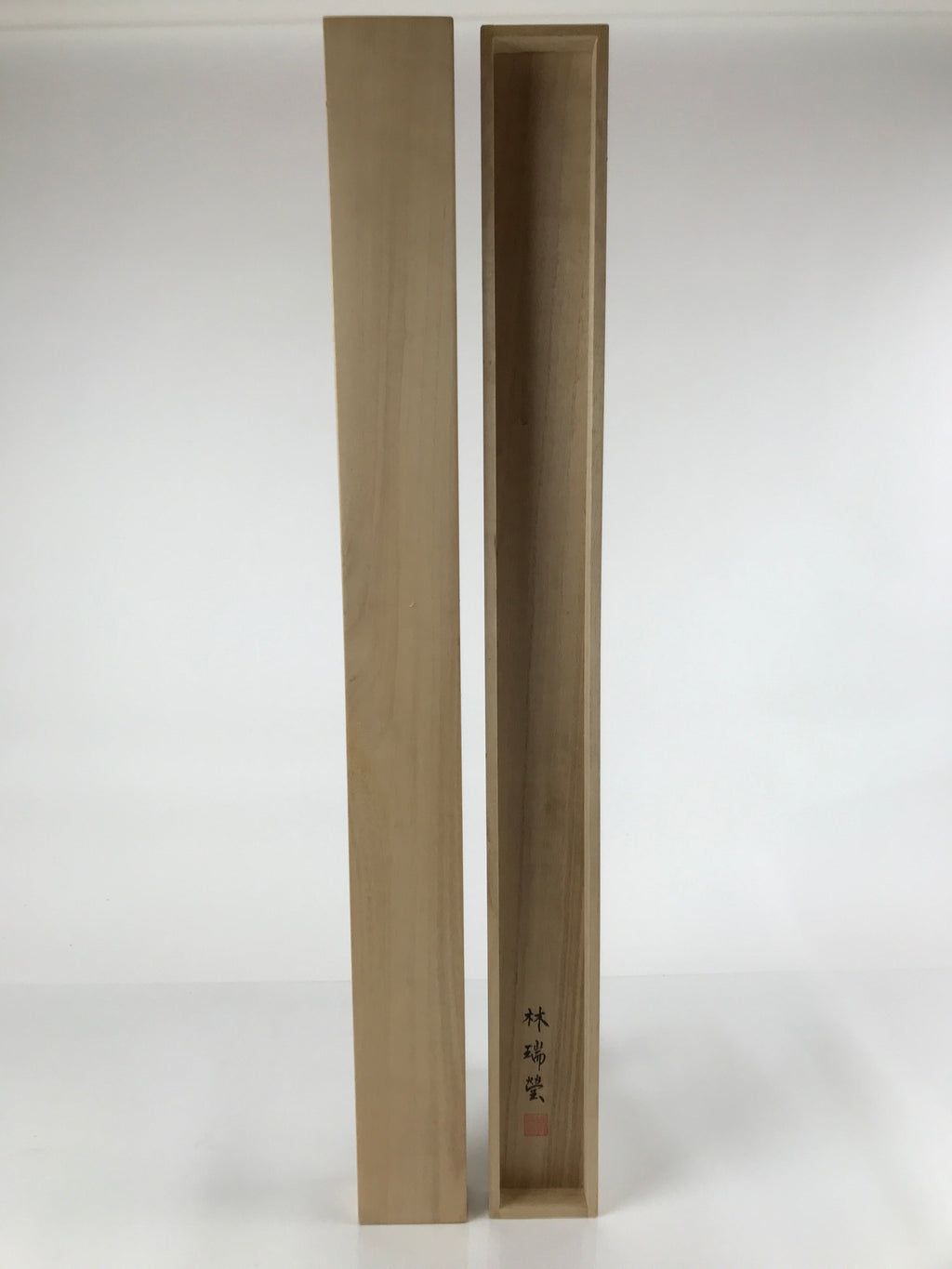 Japanese Wooden Hanging Scroll Box Vtg Kakejiku Hako Inside Length 80.5cm SB295