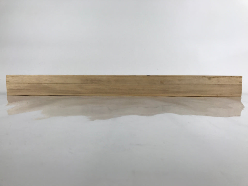 Japanese Wooden Hanging Scroll Box Vtg Kakejiku Hako Inside Length 80.5cm SB295
