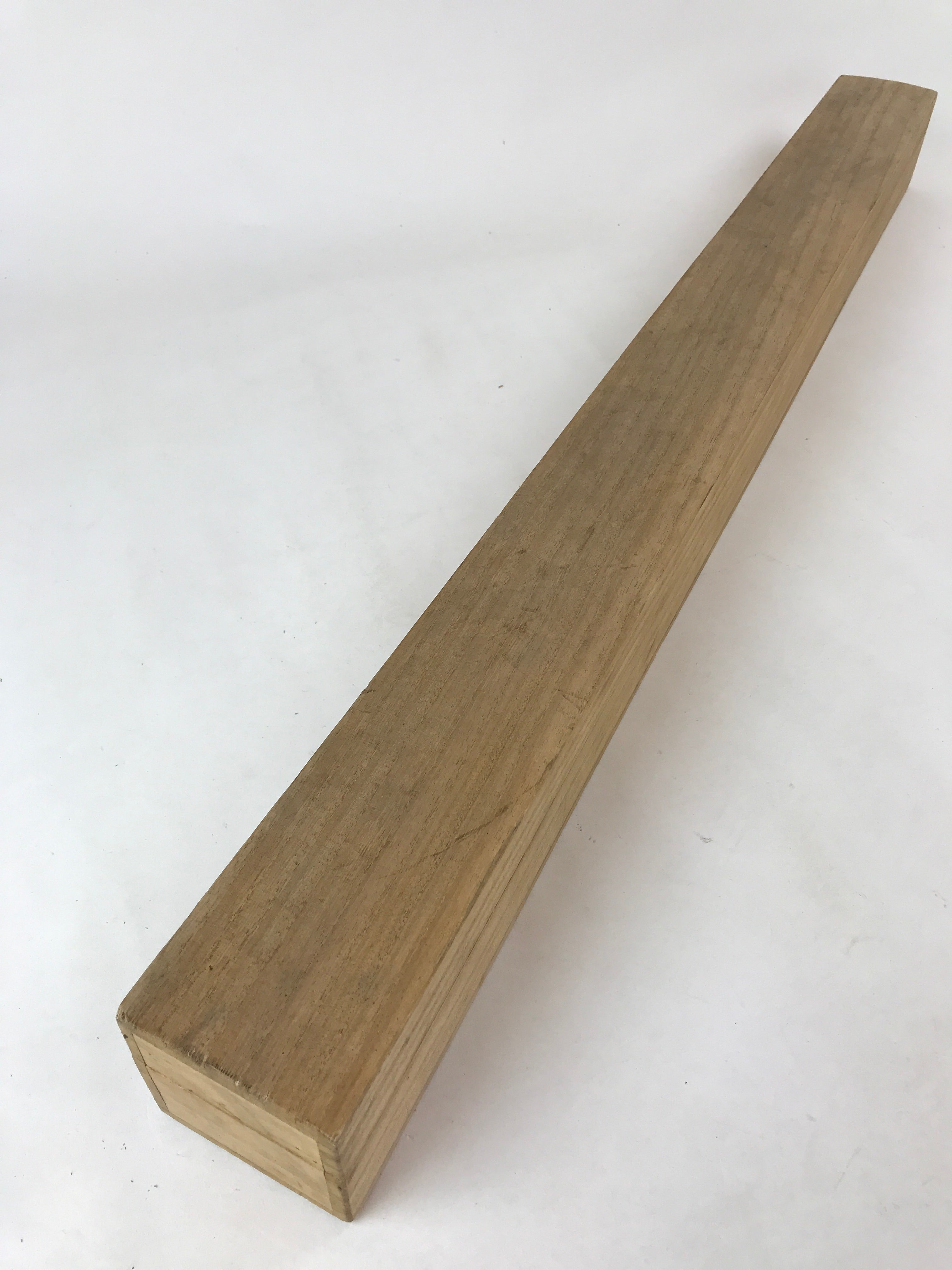Japanese Wooden Hanging Scroll Box Vtg Kakejiku Hako Inside Length 93.7cm SB252