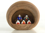 Japanese Wooden Hina Doll Figurine Vtg Hinamatsuri Girls Day Festival Decoration