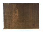 Japanese Wooden Hinoki Storage Chest Vtg Lockbox Large 4 Drawers Brown T352