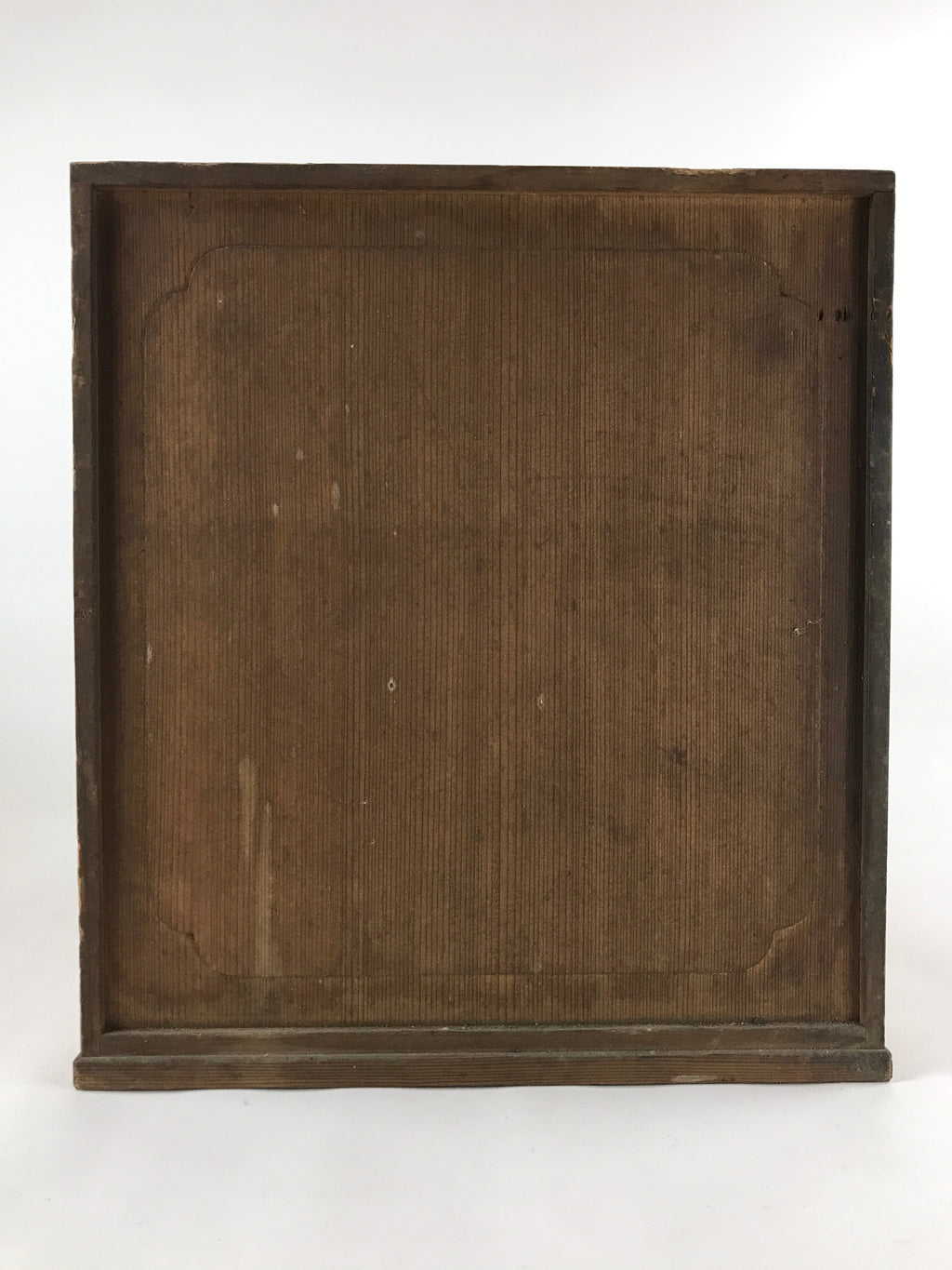 Japanese Wooden Hinoki Storage Chest Vtg Lockbox Large 4 Drawers Brown T352