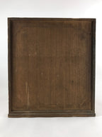 Japanese Wooden Hinoki Storage Chest Vtg Lockbox Large 4 Drawers Brown T352