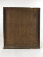 Japanese Wooden Hinoki Storage Chest Vtg Lockbox Large 4 Drawers Brown T352