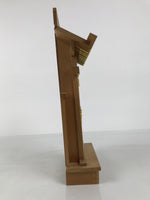 Japanese Wooden Kamidana Shinto Home Shrine Vtg God Prayer Shelf Brown BA883